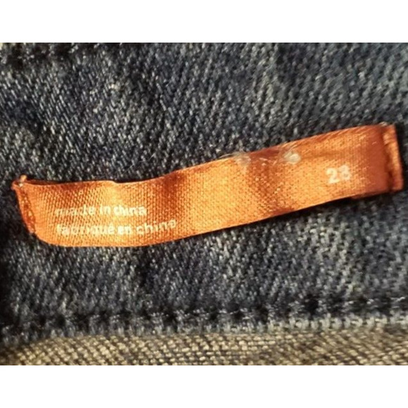 Pilcro by Anthropologie Flared Jeans | Size 28 | Mid Rise Stretch Denim - Picture 6 of 9